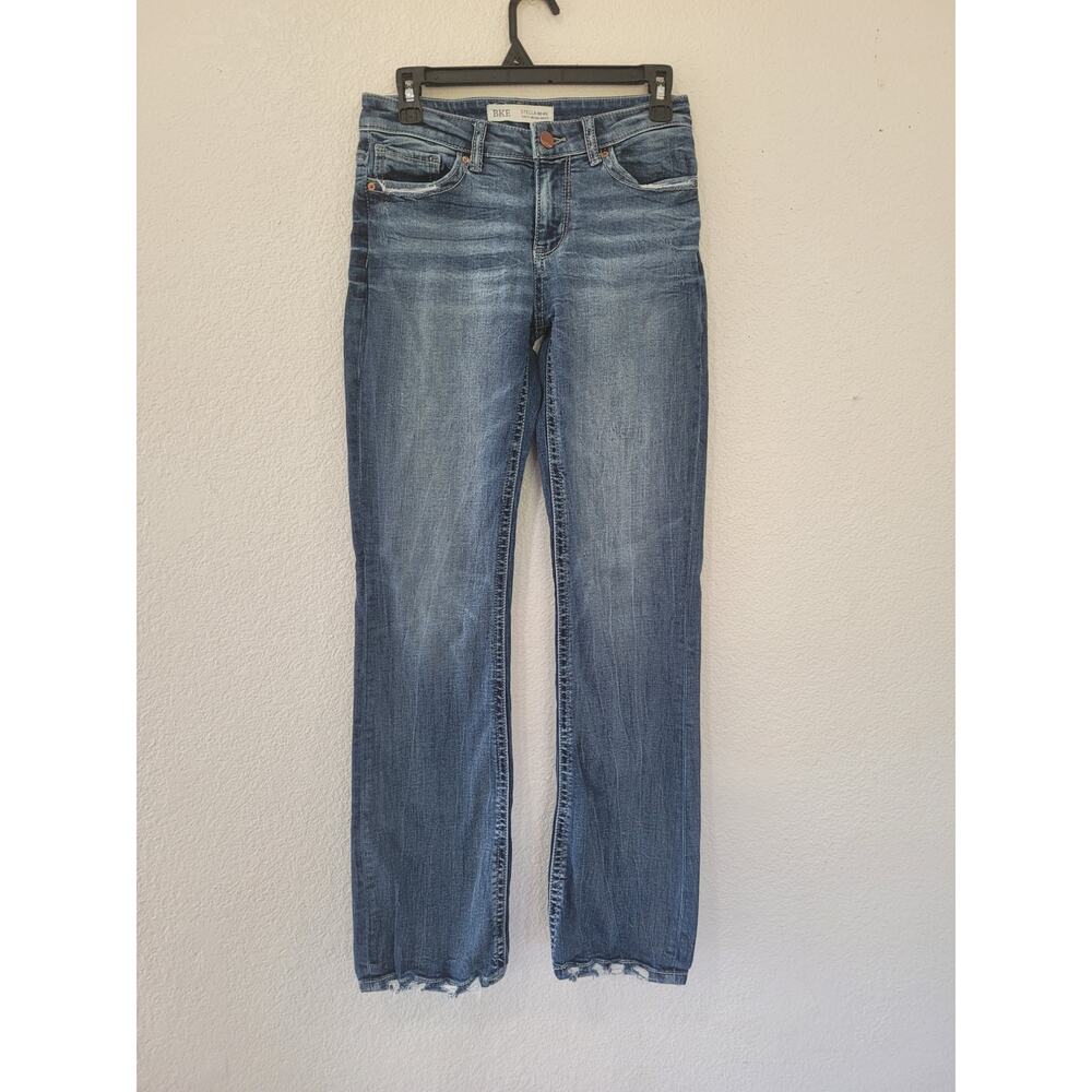 BKE Women's Jeans Stella Mid High-rise Slim Fit Boot Cut Size 27‎ #17